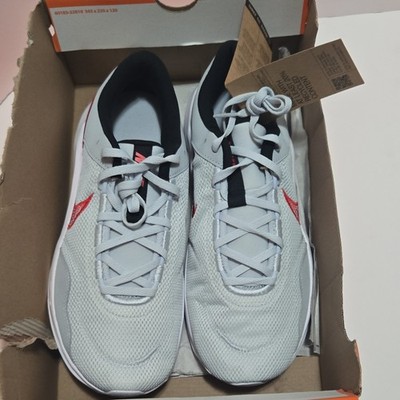 Nike Legend Essential 3 NN Pure Platinum University Red Mesh Sneakers DM1120-010