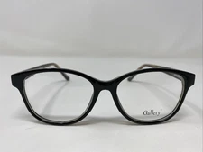 Gallery DONNA BK 49-16-140 Black/Brown Crystal Full Rim Eyeglasses Frame N674