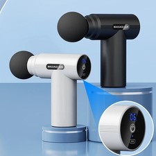 Mini Massage Gun Fascia Muscle Relaxation USB Vibrating Massager Fitness Tool