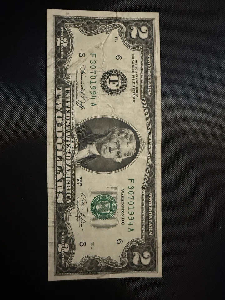 Collection of Unique And Vintage $1,$2,$5 & $10 bills Lot of 21 - Image 3 of 4