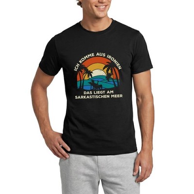 Ich Komme Aus Ironien Männer T-Shirt