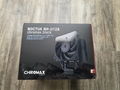 New - Noctua NH-U12A Chromax.Black 120mm Single-Tower CPU Cooler Black
