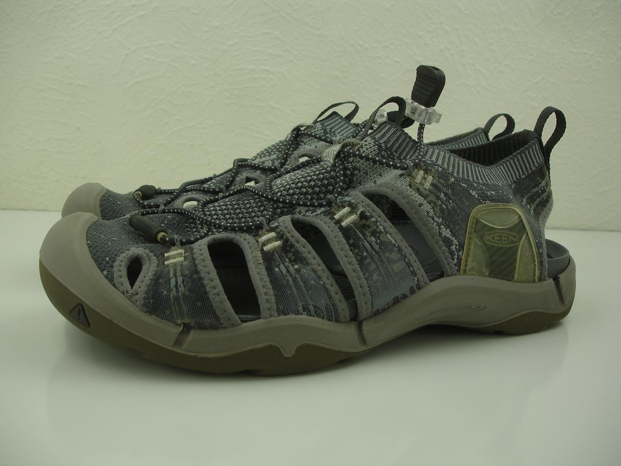 Sandali Uomo Tg 9 M KEEN Evofit One Paloma Grigio Raven 1018868 Made in USA