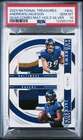 2023 NATIONAL TREASURES HOLO SILVER MAT LAMAR JACKSON/MARK ANDREWS 14/25 PSA 10