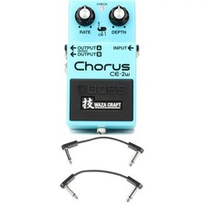 Boss CE-2W Waza Craft Chorus Pedal with EBS Patch Cables
