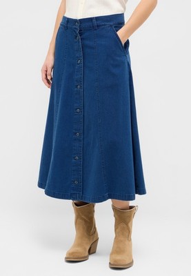 Damen Style Ally Denim Skirt - Jeans Maxirock MUSTANG