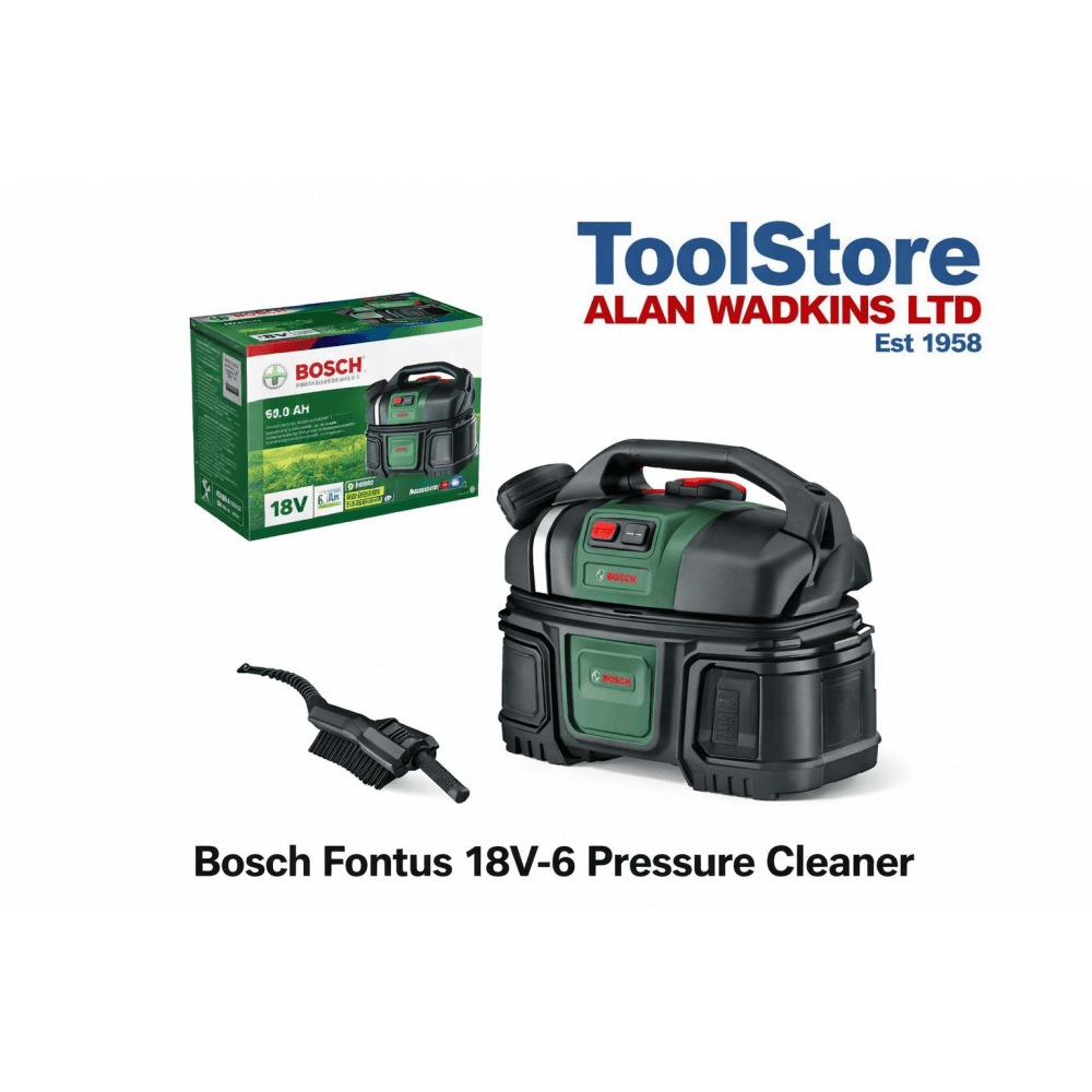 Bosch Fontus 18v-6 18v Cordless Pressure Washer Bike Cleaner 06008B6200