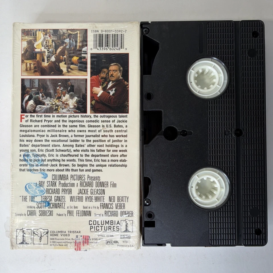 The Toy VHS 1982, 1989 Richard Pryor Jackie Gleason - Image 2 of 3