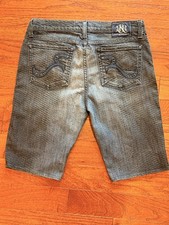 Women  s Vintage Early 2000  s Rock And Republic Size 32 Lowrise Jean Shorts