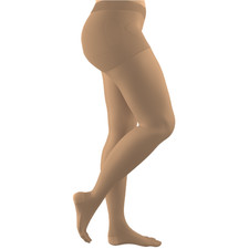 FITLEGS Everyday Compression Tights – Beige, L – 17-18mmHg