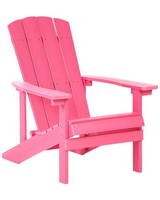 Moderner Muskoka Gartenstuhl In Rosa Mit Breiten Armlehnen Adirondack