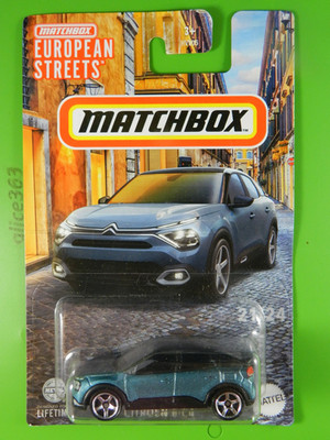 MATCHBOX 2025  - European Streets - Citroen e-C4  -  21/24  -    neu in OVP