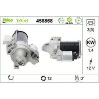 Anlasser Starter 12 V 1,4 Kw 12 ZäHne Valeo FüR U.A. BMW 1Er