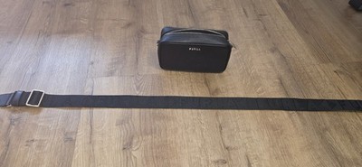 Schwarze Ledertasche Furla