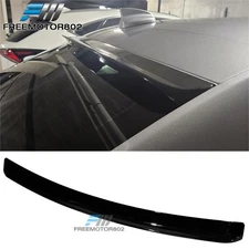 Fits 11-23 Chrysler 300/300C Rear Upper Roof Window Spoiler Wing ABS Gloss Black