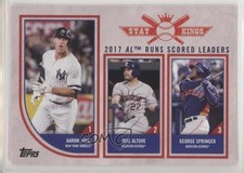 2018 Big League Stat Kings Trio George Springer Jose Altuve Aaron Judge #304 4l3
