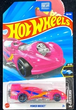 POWER ROCKET, Hot Pink X-Raycers 2025 Hot Wheels Netflix Let's Race  #109