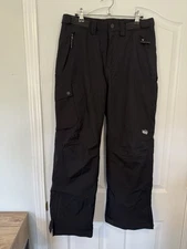 REI CO-OP Kids Ski Pants Fleece Lined Black XL(18)