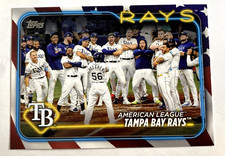 2024 Topps Independence Day Border Variation Card Tampa Bay Rays 54/76