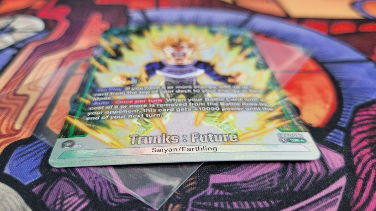 ✨Trunks Future SR FB02-091 Secret Rare Alternate Art Dragon Ball