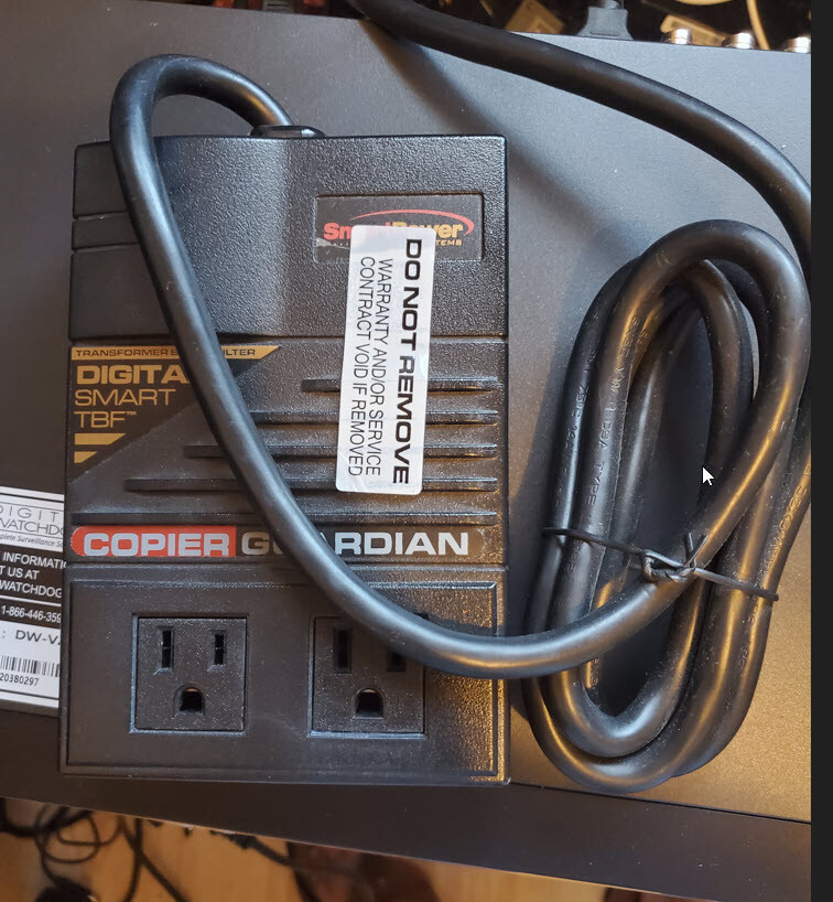 SmartPower Copier Guardian II TBF15C1121TN Voltage Surge Protector