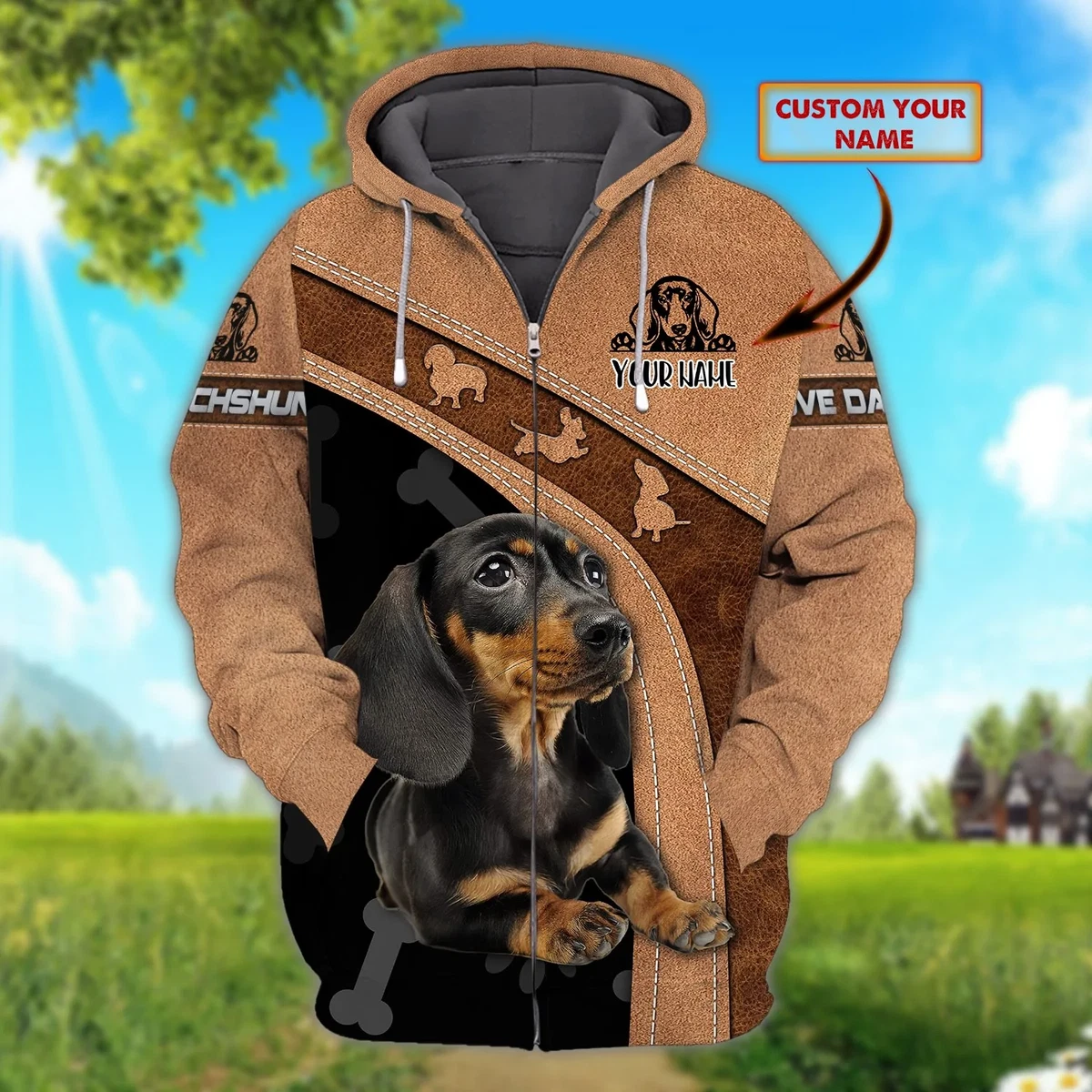 Personalized top zipper hoodies