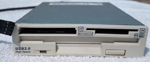 MITSUMI FA404M  1.44 MB 3.5" USB 2.0 Combo Drive 8-in-1 Card Reader - Warranty !