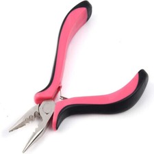 Hair Extensions Pliers 5" Professional Rings for Nano Silicone Micro Beads Tool