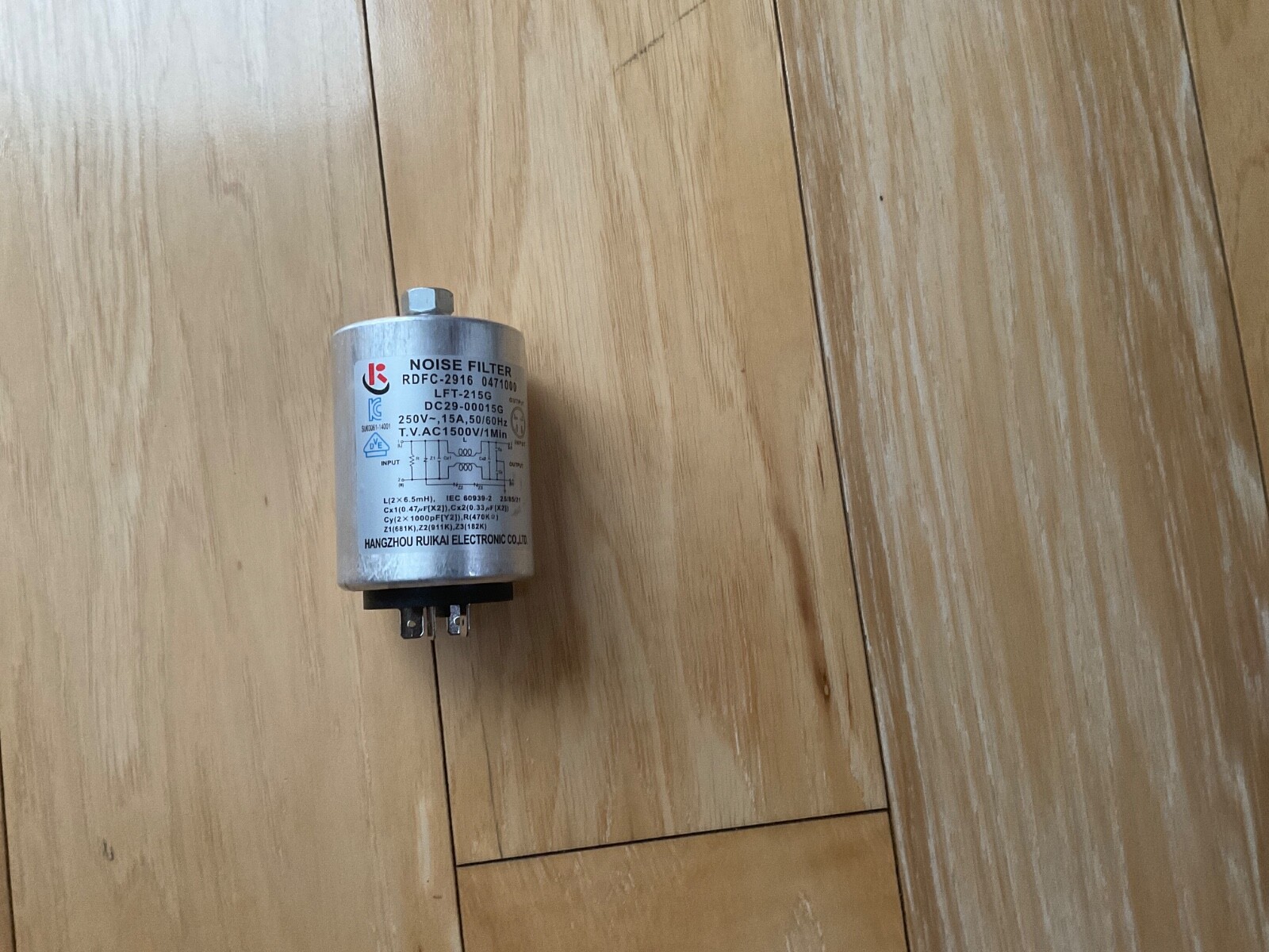 Samsung Washer Noise Filter DC29-00015G RDFC-2916 DC29-00015K