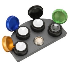 Watch Oil Dip Oiler Stand 4 Oiler Dishes W/ Cover Watch Repair Tool Watchmaker