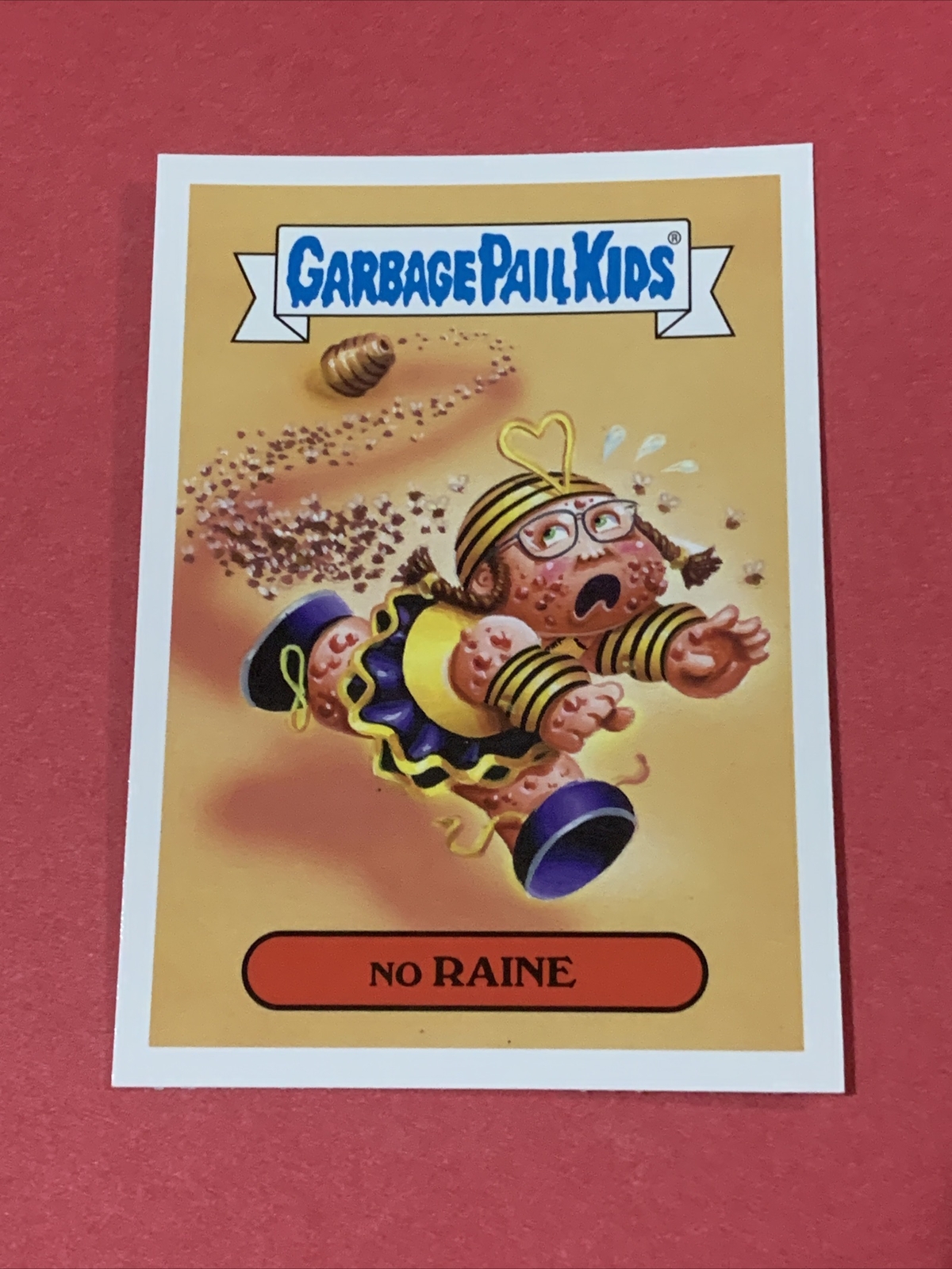 2019 Topps Garbage Pail Kids We Hate The '90s #4b No Raine front