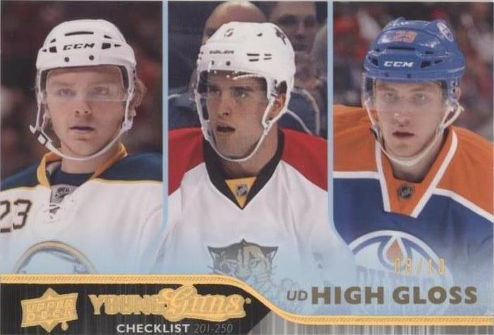 2014-15 Upper Deck - Young Guns Checklist Leon Draisaitl, Aaron Ekblad ...