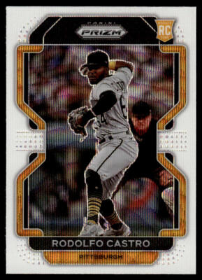 2022 Panini Prizm White Wave Prizm #64 Rodolfo Castro RC | eBay
