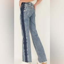 WRANGLER Women's Block High Rise Westward Bootcut Jeans Size 26  32" Inseam NWT
