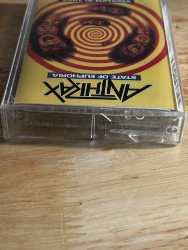 Anthrax STATE OF EUPHORIA CASSETTE Tape 1988 Island Records NEW Factory Sealed - Picture 6 of 6