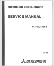 1986-2010 Mitsubishi K3 Diesel Engine Service Manual 114 Pages