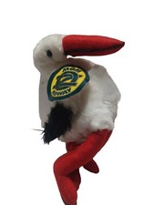 White Black Stork Bird 12 Inch Stuffed Animal Plush Mgm Medway Toy Gift 5