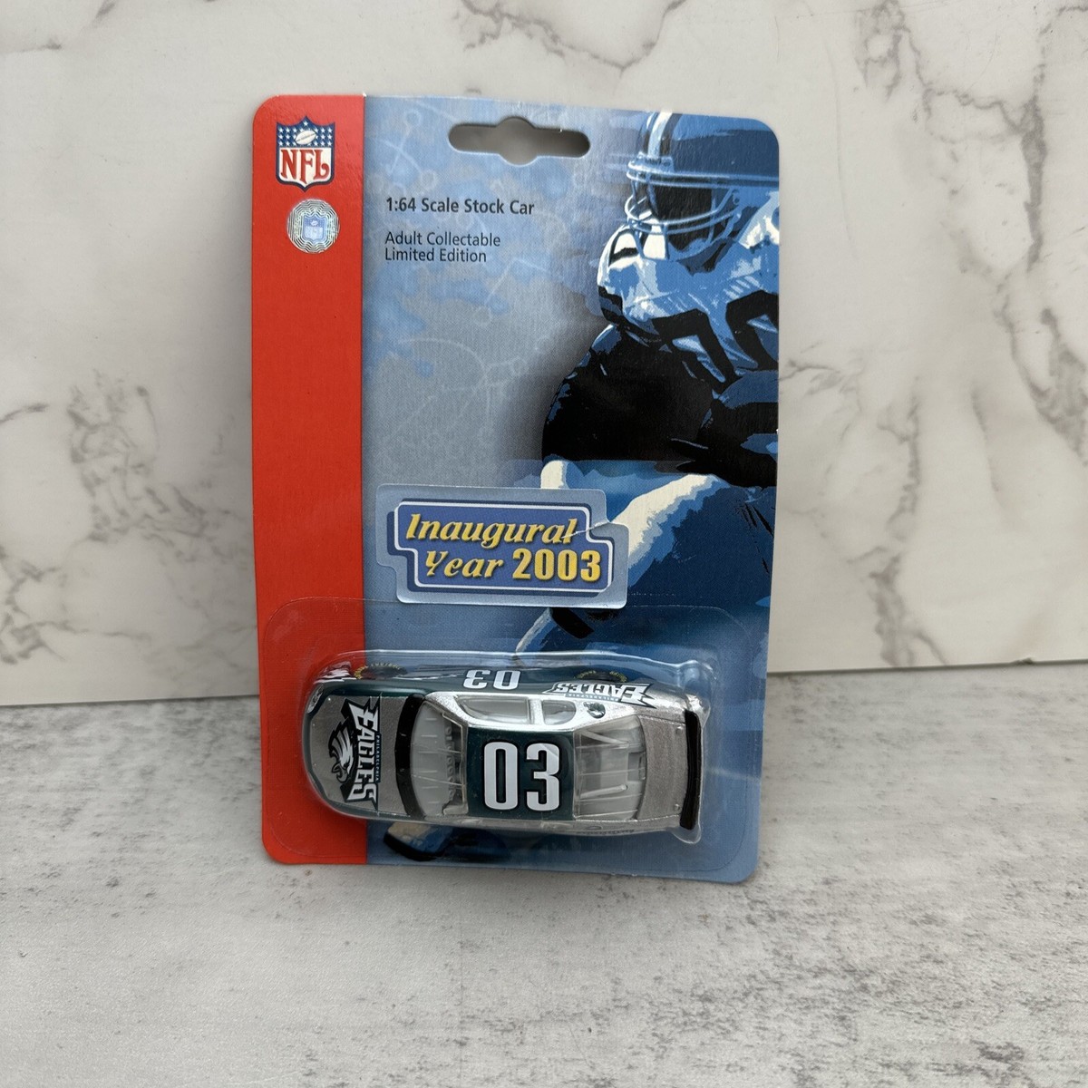 Deadstock VTG Philidelphia Eagles 1:64 Scale Stock Car Die Cast  display picture 1