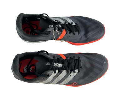adidas gazelle silver green womens Terrex Agravic Speed Ultra Trail Running Shoes Men's Cloud White/Impact Orange/Dash Grey / 9 main image 1