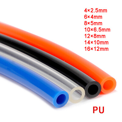 #ad Polyurethane Flexible Tubing Pneumatic PU Pipe Tube Air Water High Pressure Hose $200.98