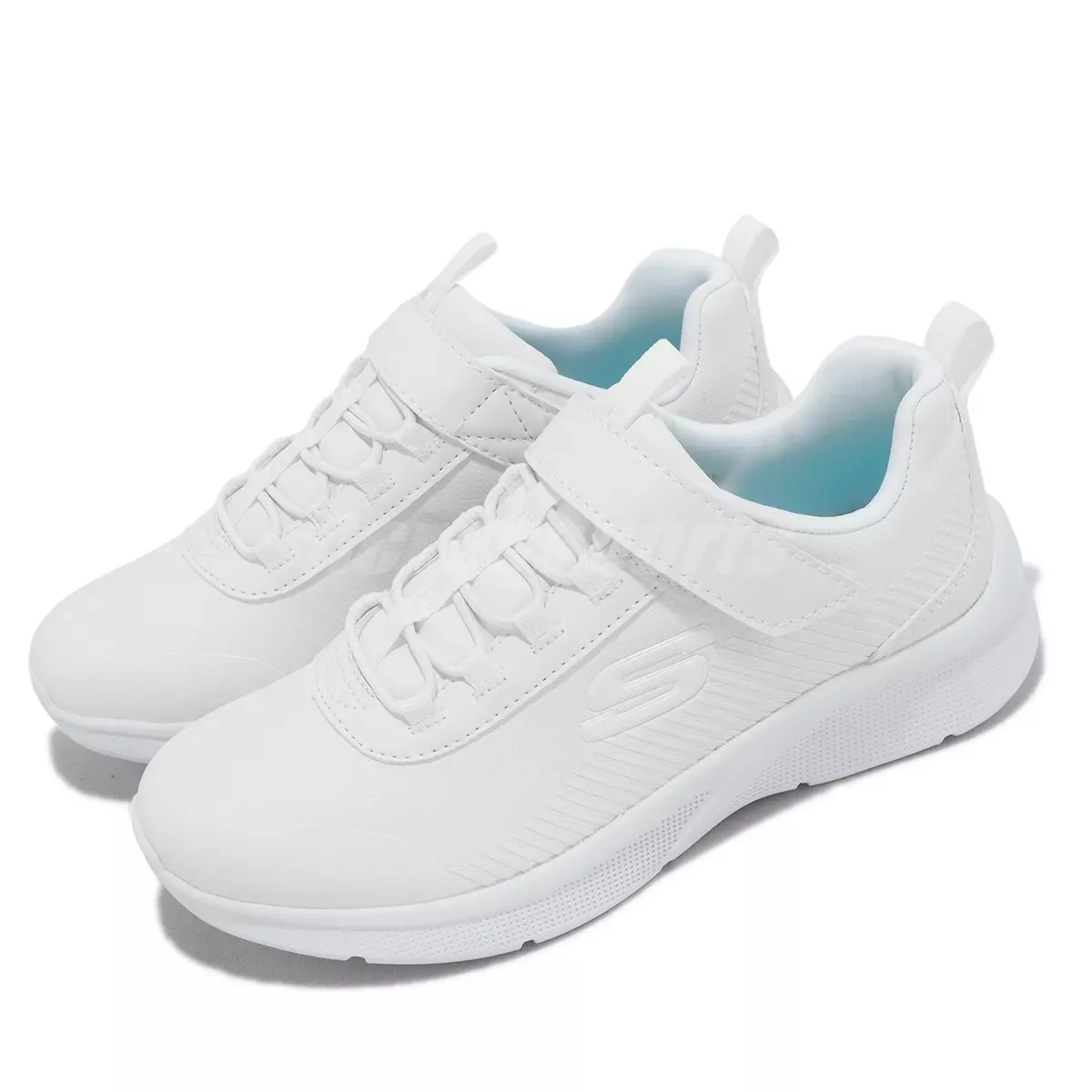 White skechers deals kids