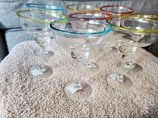 Margarita Glasses Acrylic Wcolored Rims Tiki Bar Patio Pool Safe Party Set Of 8 Margarita Glasses Acrylic Wcolored Rims Tiki Bar Patio Pool Safe Party Set Of 8