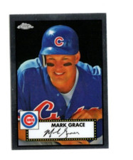 2021 Topps Chrome Baseball Platinum Anniversary Mark Grace Base #547