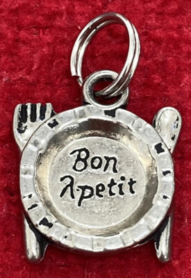 VINTAGE CHARM/PENDANT  BON APETIT  RARE
