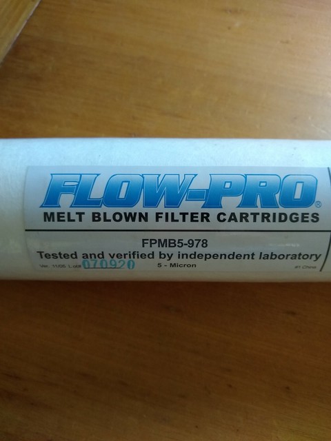 FLOW-PRO Melt Blown Filter Cartridge FPMB5-978 - 5 Micron | eBay