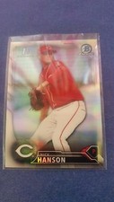 NICK HANSON 2016 BOWMAN DRAFT BDC-54 REDS/DRAGONS (FIRST ROOKIE REFRACTOR )