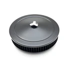 10" Air Cleaner Set Black 4-Barrel Carburetor 5-1/8" Neck Washable Muscle Car