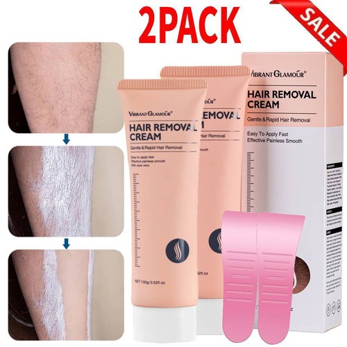 2PCS Unsex Intimate Genital Hair Removal Cream for Sensitive Areas