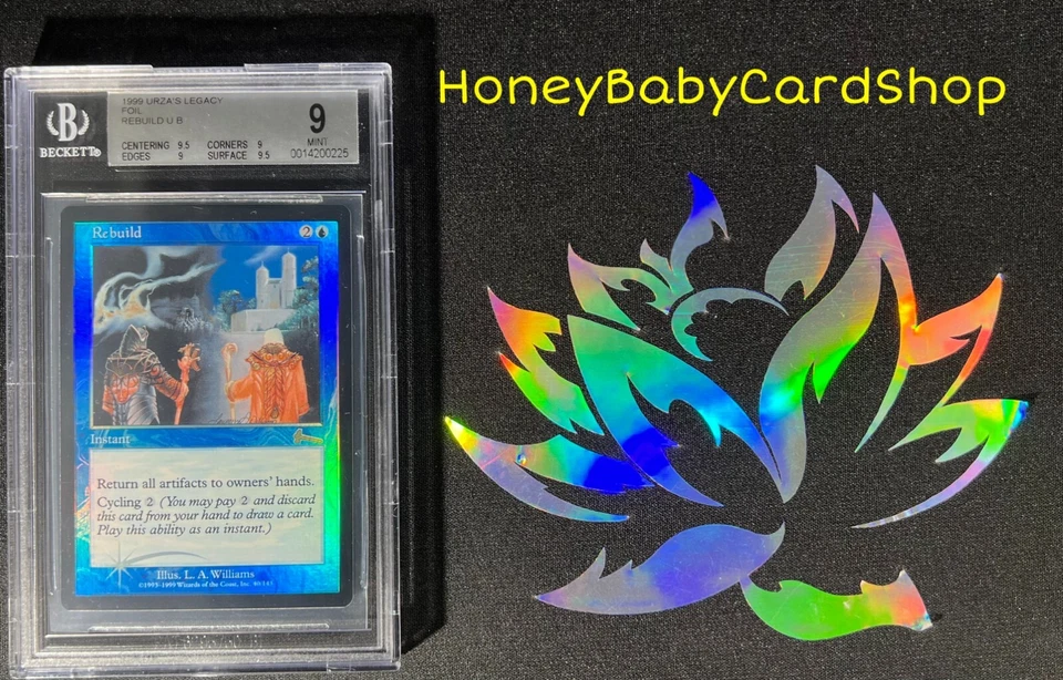 MTG Urza's Legacy Foil 1999 Rebuild BGS 9.0Q++ (Quad++) MINT Silver Age Staple - Image 4 of 4