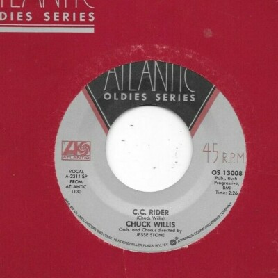 CHUCK WILLIS * 45 * C.C. Rider * 1960's * UNPLAYED MINT * RI ATLANTIC R&B Vinyl